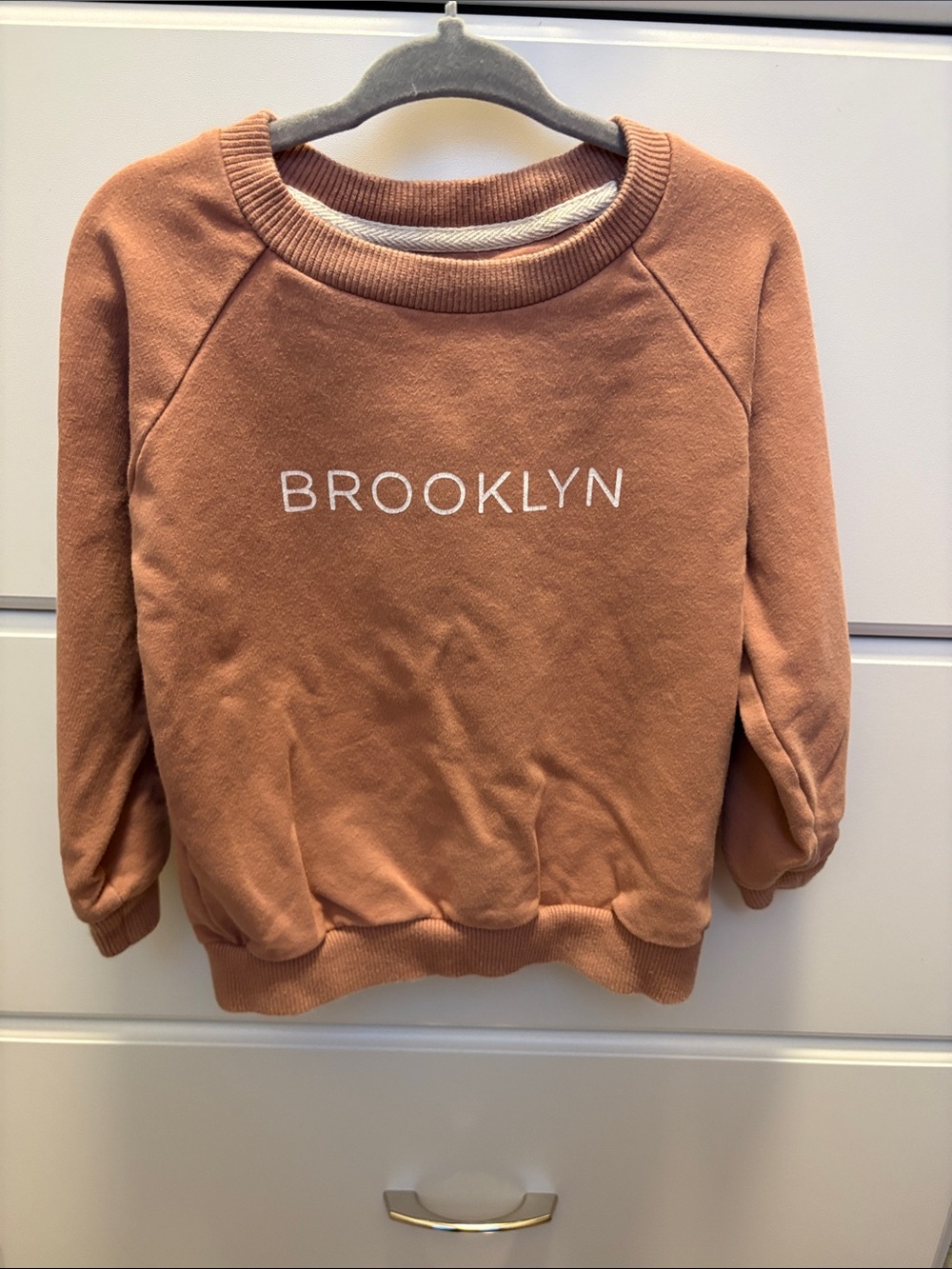 Brooklyn Personalized Caden Lane Crewneck Sweater - mauve